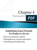 Chapter 4 Planning and Preparations For Export