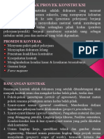 7 - Kontrak Proyek Konstruksi