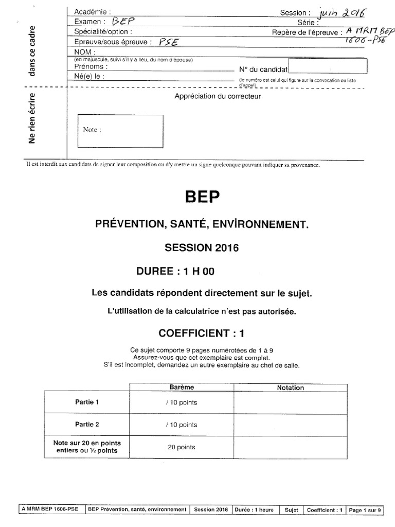 Annale Pse Cap Aepe pse-bep-petite-enfance-aepe-2016-annale-sujet | PDF
