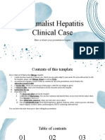 Minimal Hepatitis Clinical Case - by Slidesgo