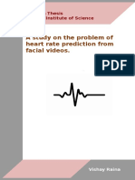 A Study On The Problem of Heart Rate Prediction From Facial Videos