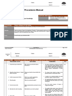 Standard Operating Procedures Manual: General Task: 9.8 Liqueur and Cognac Knowledge