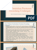 Pembentukan Peraturan Perundang-Undangan