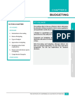 Forecasting and Budgeting