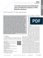 A Review of Graphene Based Nanostructural Materials For Both Catalyst Supports and Metal Free Catalysts in PEM Fuel Cell Cxygen Reduction Reactions