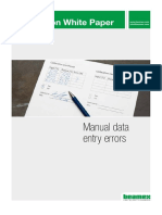 Beamex White Paper - Manual Data Entry Errors ENG Updated