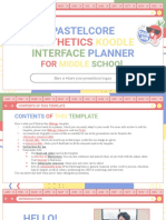 Pastelcore Aesthetics Koodle Interface Planner For Middle School 2