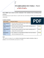 MIDTERM EXAMINATION (K21 Online) - Test 2: Scoring Rubrics