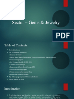 Sector - Gems & Jewellery