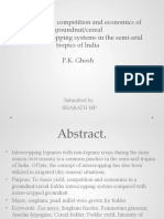 Growth, Yield, Competition and Economics of Groundnut/cereal Fodder Intercropping Systems in The Semi-Arid Tropics of India P.K. Ghosh