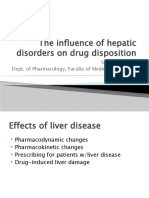 The Influence of Hepatic Disorders On Drug Disposition