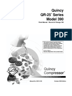 Quincy QR-25 Series Model 390: Parts Manual Record of Change 108