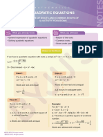 Quadratic Equations: Nature of Roots and Common Roots of Quadratic Equations