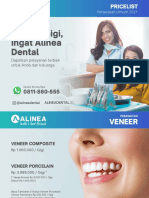 Pricelist Alinea Dental 2021