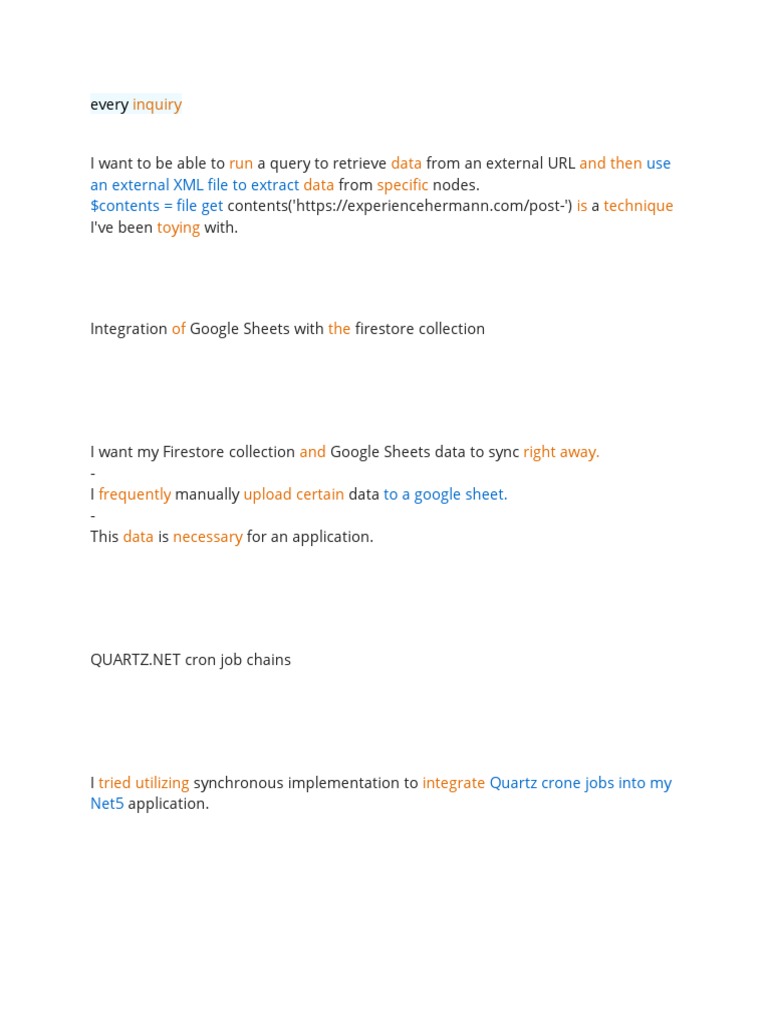 Use An External XML File To Extract $contents File Get: Inquiry | PDF