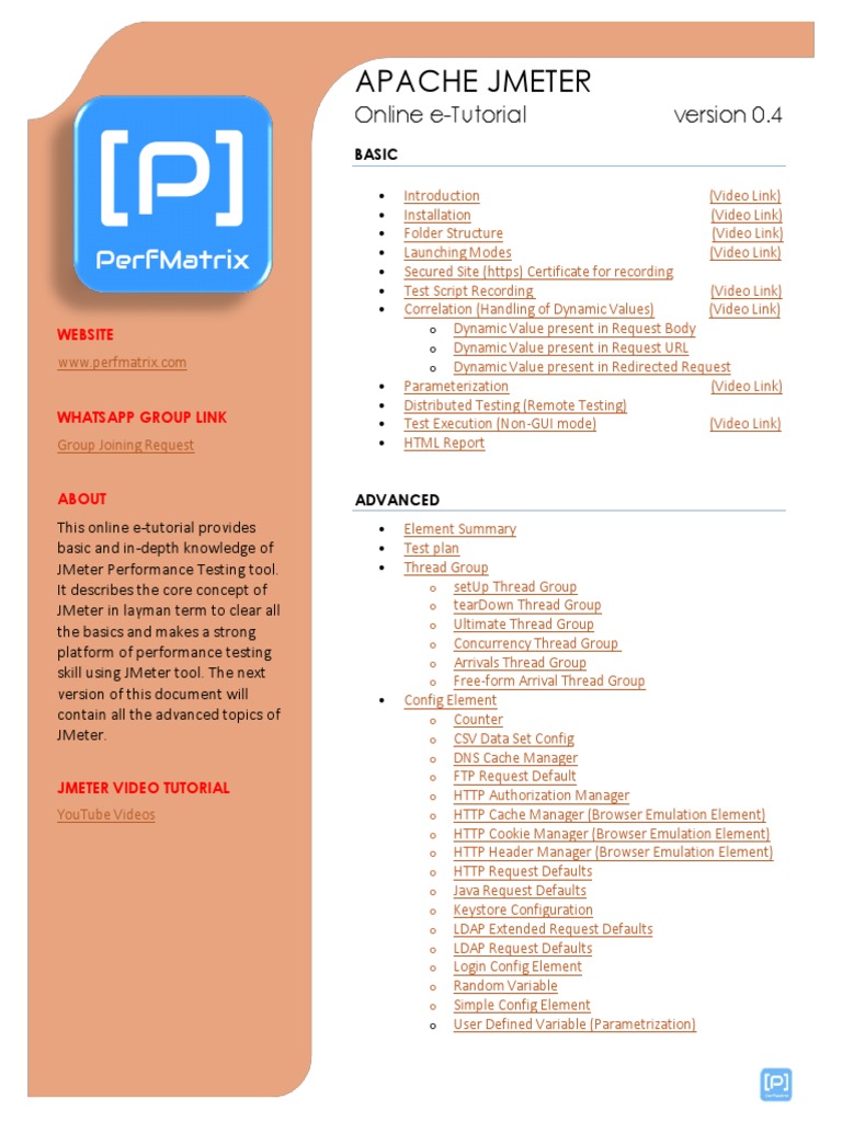 Comprehensive JMeter Online Tutorial | PDF | Hypertext Transfer ...