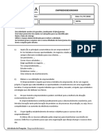 Atividade de Pesquisa - Empreendedorismo