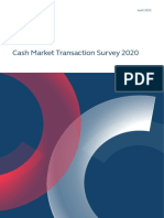 Cash Market Transaction Survey 2020: April 2022