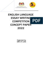 English Language Essay Writing Competition Concept Paper 2022 - District SMK ST Luke