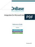 Integration For Microsoft Outlook 2019 Onbase Foundation Ep4 Modu