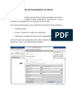 Diseño de Formularios en Word