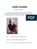 Jennifer Doudna: Pioneering American Biochemist Who Developed CRISPR Gene Editing