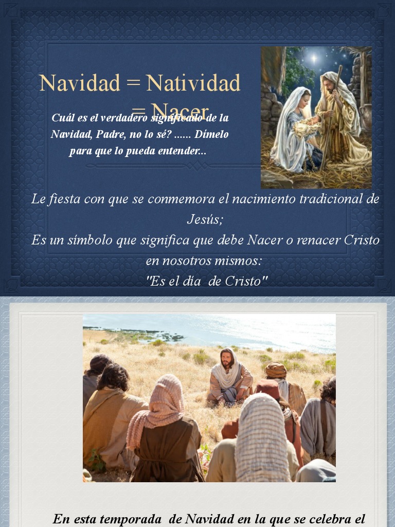 Significado de la Natividad en Navidad | PDF | Cristo (título) | Amor