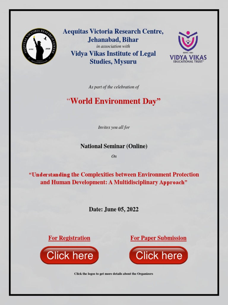 Environment Seminar Pdf Environmental Policy Environmental Protection