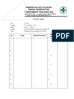 4.1.1.1 Daftar Hadir Sosialisasi SMD 2017