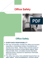 Office Safety HSE Prsentation For HSE Professionals