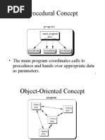 Procedural Concept: - The Main Program Coordinates Calls To Procedures and Hands Over Appropriate Data As Parameters