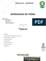 Barragens de Terra: Principais Elementos e Estudos Hidrológicos