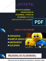 Planning: Meaning of Planning, Definition of