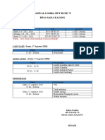 Jadwal Lomba Hut Ri Ke 75