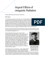 Biological Effects of Electromagnetic Radiation: 19th Century