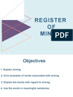 Register of Mining