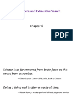 Presantation - Chapter 06 - Brute Force and Exhaustive Search