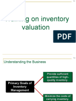 Training On Inventory Valuation