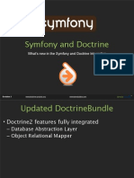 What's New in The Symfony and Doctrine Integration