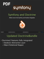 What's New in The Symfony and Doctrine Integration