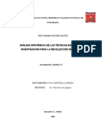 Análisis Epistémico de Las Técnicas Básicas de Investigación para La Recolección de Datos