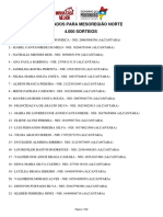 Mesoregião Norte Minha Casa Melhor Lista 4000 Sorteados-25.12.2021