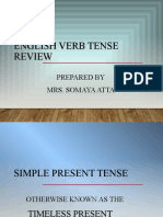 English Verb Tense Review