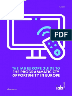 IAB Europe Guide To The Programmatic CTV Opportunity in Europe - April