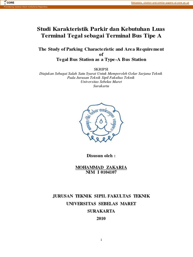 Contoh Perhitungan Terminal | PDF