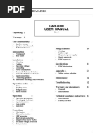 LAB 4000 User Manual