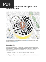 Architecture Site Analysis