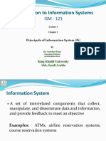 Introduction to Information Systems Principles