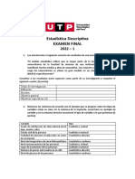 Examen Final - Estadística Descriptiva