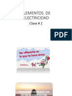 Tema 1 PRINCIPIOS DE ELECTRICIDAD Clase #2
